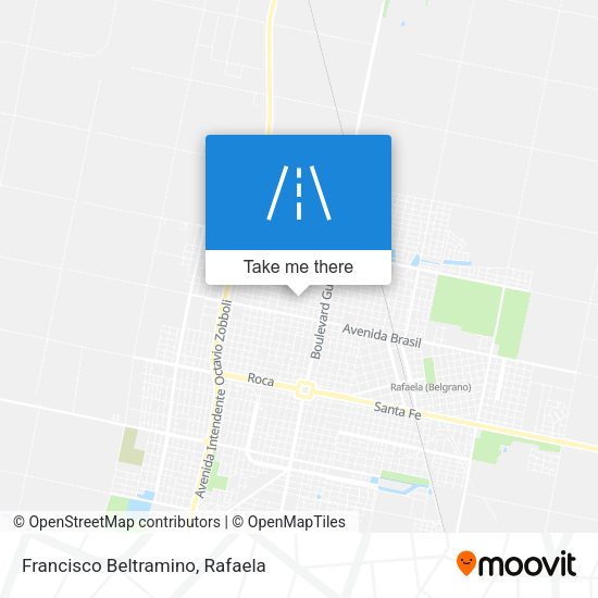 Mapa de Francisco Beltramino