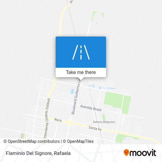 Mapa de Flaminio Del Signore