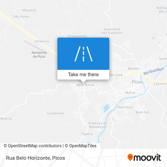 Rua Belo Horizonte map