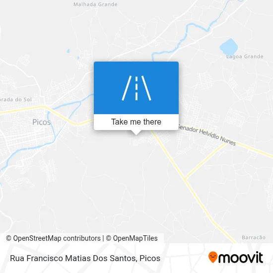 Rua Francisco Matias Dos Santos map