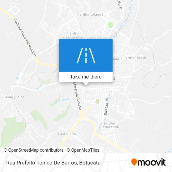 Rua Prefeito Tonico De Barros map