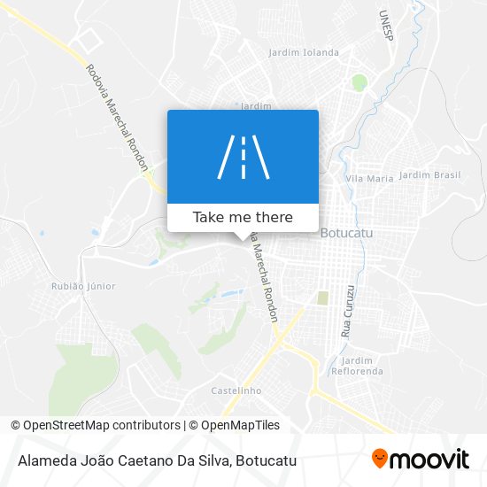 Mapa Alameda João Caetano Da Silva