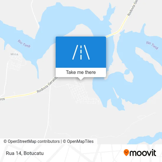 Rua 14 map