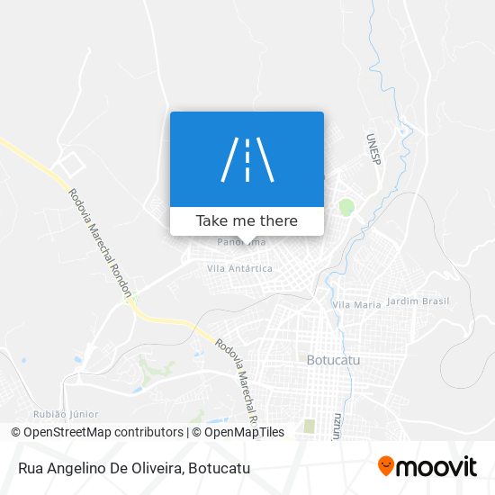 Mapa Rua Angelino De Oliveira