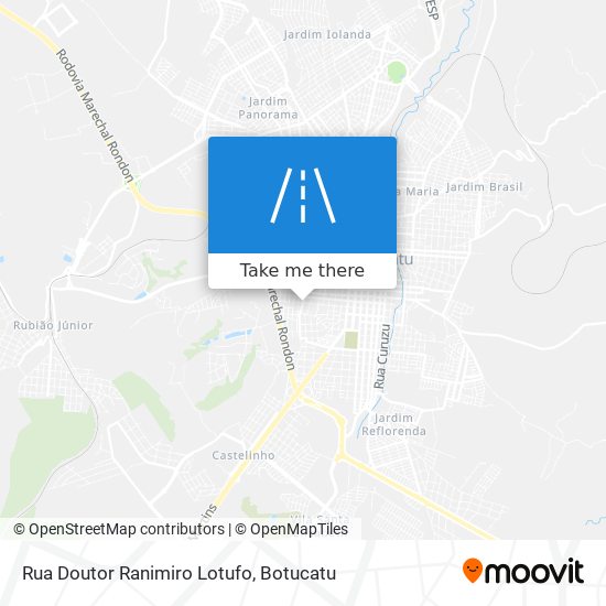 Mapa Rua Doutor Ranimiro Lotufo