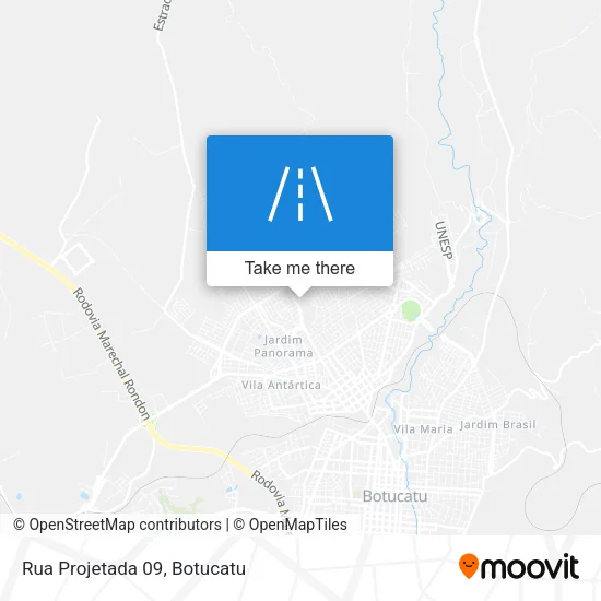 Rua Projetada 09 map