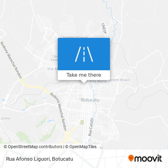 Mapa Rua Afonso Liguori