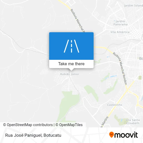 Rua José Paniguel map