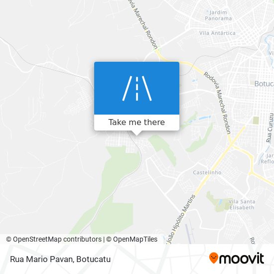 Mapa Rua Mario Pavan