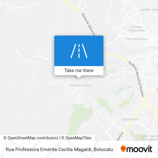Rua Professora Emérita Cecília Magaldi map