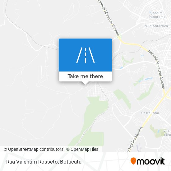 Rua Valentim Rosseto map