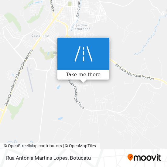 Mapa Rua Antonia Martins Lopes