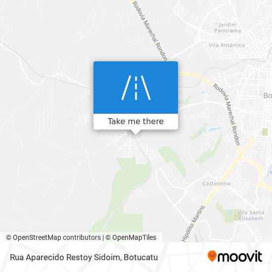 Mapa Rua Aparecido Restoy Sidoim