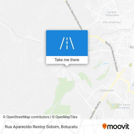 Rua Aparecido Restoy Sidoim map