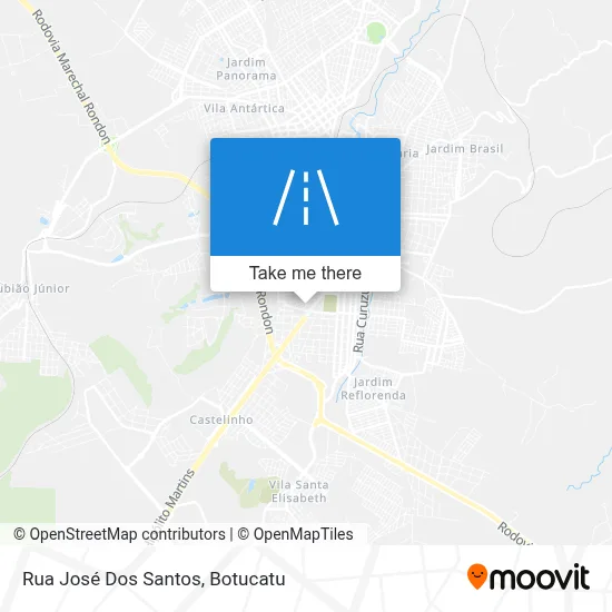 Rua José Dos Santos map
