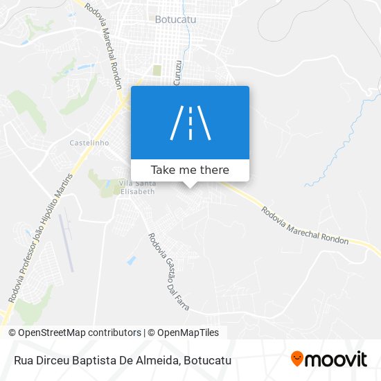 Mapa Rua Dirceu Baptista De Almeida