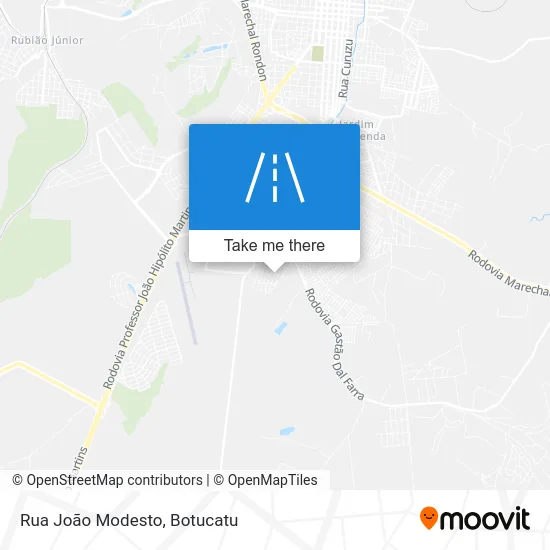 Rua João Modesto map