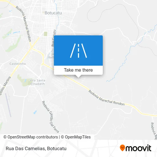 Rua Das Camelias map