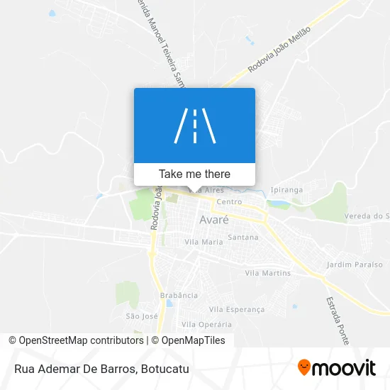 Rua Ademar De Barros map