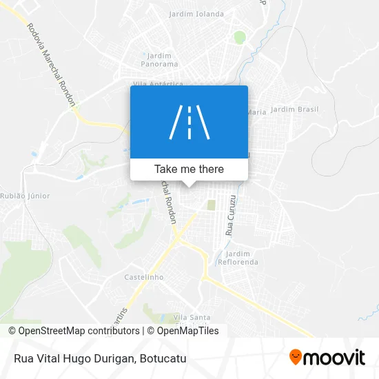 Rua Vital Hugo Durigan map