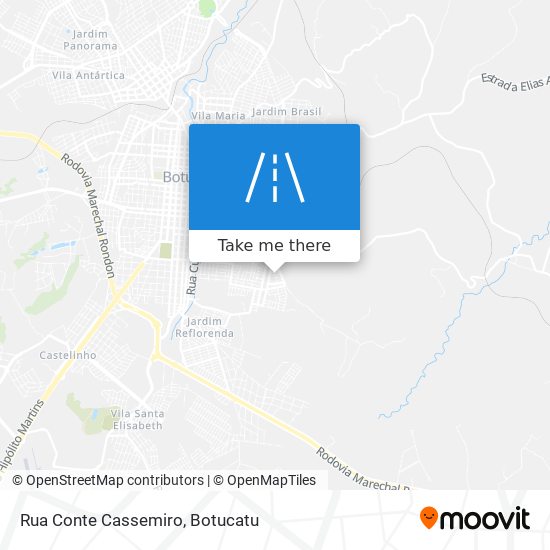 Mapa Rua Conte Cassemiro