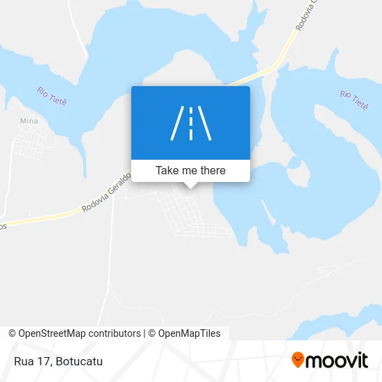 Rua 17 map
