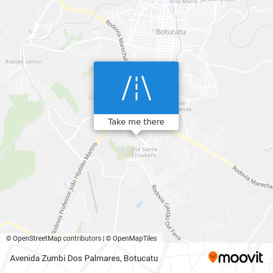 Avenida Zumbi Dos Palmares map