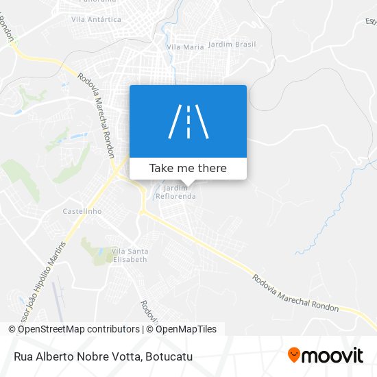 Mapa Rua Alberto Nobre Votta