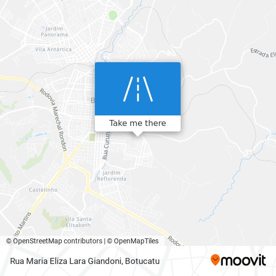 Mapa Rua Maria Eliza Lara Giandoni