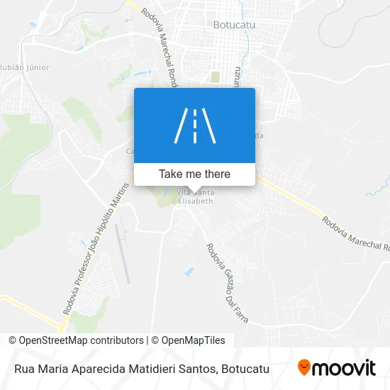 Rua Maria Aparecida Matidieri Santos map