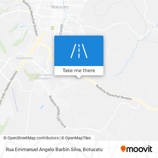 Mapa Rua Emmanuel Angelo Barbin Silva