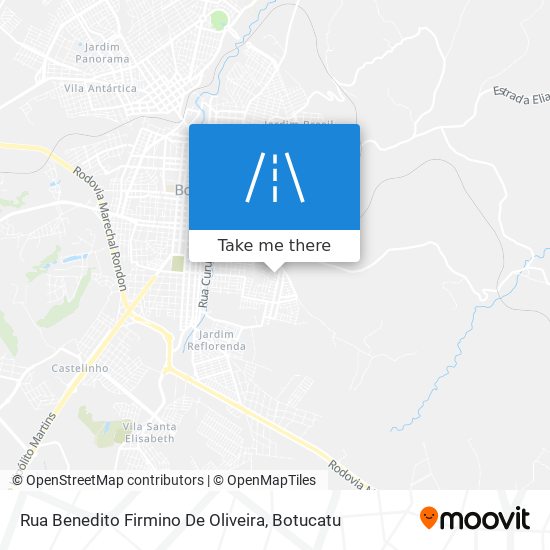 Mapa Rua Benedito Firmino De Oliveira