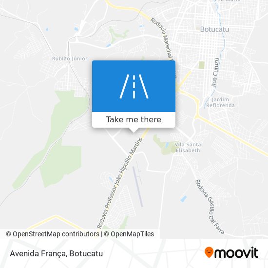 Mapa Avenida França