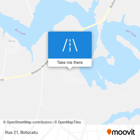 Rua 21 map