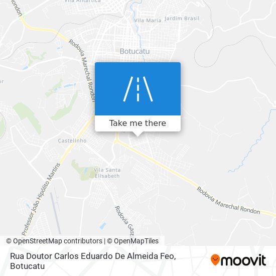 Mapa Rua Doutor Carlos Eduardo De Almeida Feo