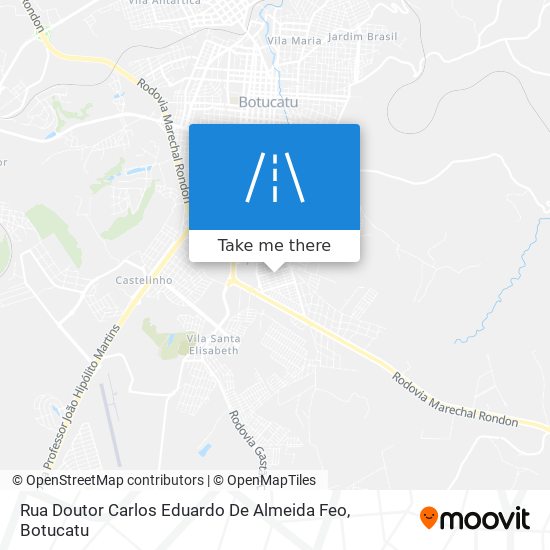 Rua Doutor Carlos Eduardo De Almeida Feo map