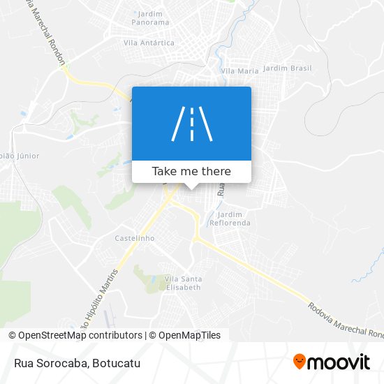 Rua Sorocaba map