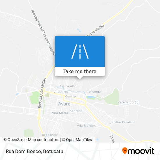 Mapa Rua Dom Bosco