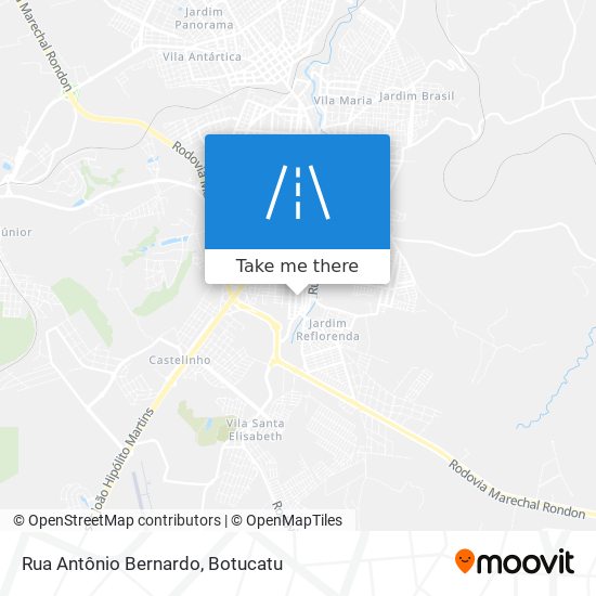 Rua Antônio Bernardo map