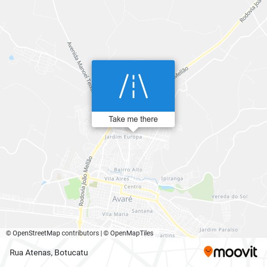 Mapa Rua Atenas