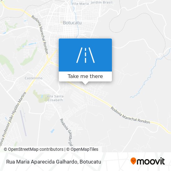 Mapa Rua Maria Aparecida Galhardo