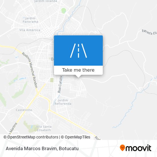 Mapa Avenida Marcos Bravim