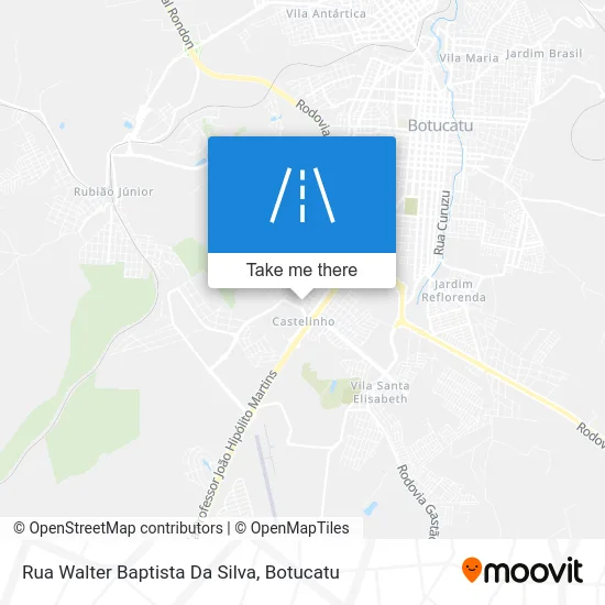 Rua Walter Baptista Da Silva map