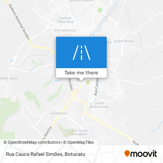 Mapa Rua Cauca Rafael Simões