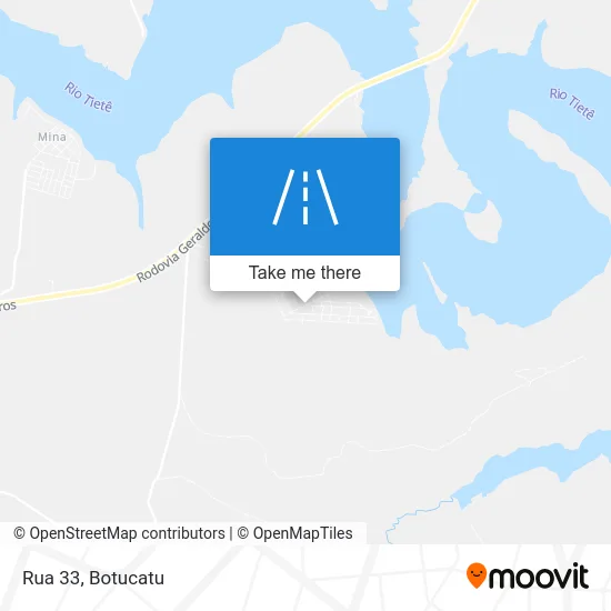 Rua 33 map