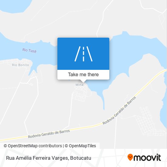 Mapa Rua Amélia Ferreira Varges