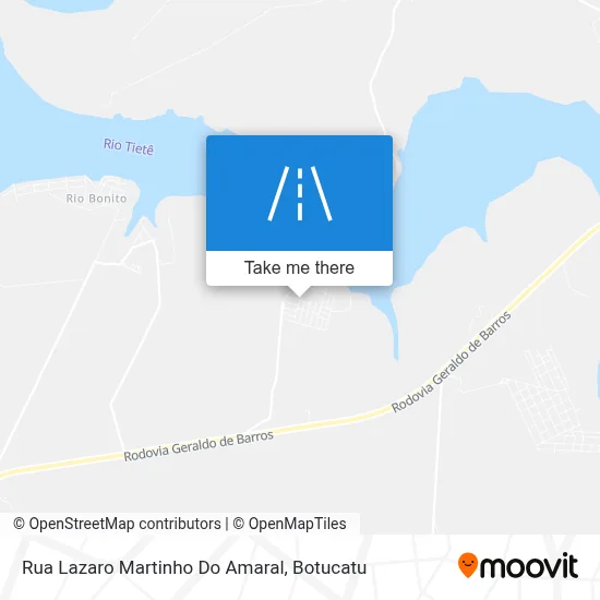 Rua Lazaro Martinho Do Amaral map