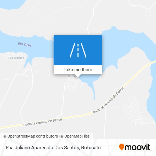 Mapa Rua Juliano Aparecido Dos Santos