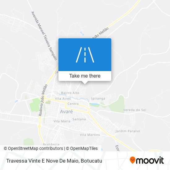 Mapa Travessa Vinte E Nove De Maio