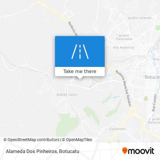 Alameda Dos Pinheiros map